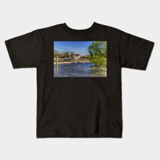 Hambleden Mill And Weir On The Thames Kids T-Shirt